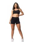 Conjunto top alcinha e short basic preto