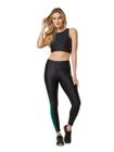 Conjunto Top Cruzado + Legging Recorte Academia Esporte - Beach Wear