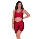 Conjunto Top e Bermuda 3D Academia Fitness Bruna - NAKA MODAS