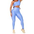 Conjunto Top e Calça Feminino Fitness Empina Bumbum Uv+50 - Estação Fit