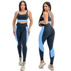 Conjunto Top e Leg Em Poliamida Moda Fitness Roupas Academia