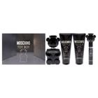 Conjunto Toy Boy para Homens - 4 Peças - 100ml, 10ml, Bálsamo e Gel de Banho