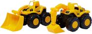 Conjunto - Tractor Collection - Trator e Escavadeira Articulados - 301 BSTOYS - Bs Toys