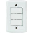 Conjunto Tramontina Lux 4X2 Branco Com Placa (3 Simples)