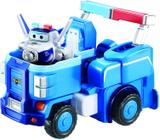 Conjunto Transform-a-Bot Super Wings Polícia - Inclui figura Paul - Escala de 2'