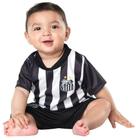 Conjunto Uniforme Bebê Infantil Santos Oficial - Torcida Baby