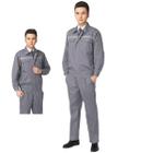 Conjunto Uniforme EPI Profissional Faixa Refletiva Segurança do Trabalho Mecanico Eletricista Obra Construçao Civil