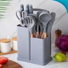 Conjunto Utensílios Cozinha 19 Peças Garantia Faca Premium