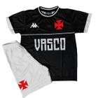 Conjunto Vasco da Gama Kappa Supporter Preto - Infantil