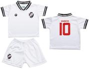 Conjunto Vasco Uniforme Infantil Branco - Torcida Baby