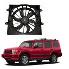 Conjunto Ventonhia do Radiador Jeep Grand Cherokee 2006 a 2009 - Barra Parts - 5143208AA