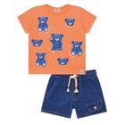 Conjunto Verão Infantil Menino Luc.boo Camiseta e Shorts