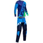 Conjunto vust hard storm v2 marinho/verde fluor/ ciano