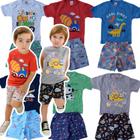 Conjuntos infantil meninos verão roupas masculina infantil 01 ao 08