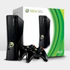 Console 360 Slim 4gb Standard Cor Matte Black 2 Controles + 3 Jogos