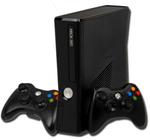 Console 360 Slim 500gb 2 Controles 3 Jogos Standard Cor Matte Black