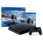 Console playstation 4 + god of war ragnarok preto 1tb - cuh-2214b