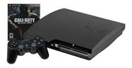 Console PS3 Slim 160gb Call Of Duty: Black Ops Cor  Charcoal Black