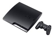 Console PS3 Slim 320gb Standard + 3 Jogos Cor Charcoal Black