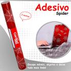 Contact Plástico Auto Adesivo Papel De Parede Decoração Spider Vermelho 45Cm X 2M