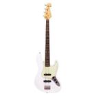 Contra Baixo 4 Cordas Sx SJB62 Jazz Bass VWH White Com Bag - Shelter