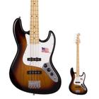 Contra Baixo Jazz Bass 4 Cordas Sx Sjb Alder Sunburst 3 Tons com Escudo Branco - SX