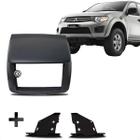 contra frente moldura para multimidia dvd e mp5 pra carro mitsubishi triton L200 7 polegadas 2 din dakar 2006 2007 2008 2009 2010 2011 2012 2013