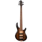 Contrabaixo Cort C5 Plus Artisan Series OVMH ABB Open Pore Antique Brown Burst - 5 Cordas