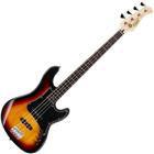 Contrabaixo Cort Gb 34 Jj 3ts Ativo 4 Cordas Sunburst