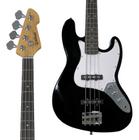 Contrabaixo Elétrico 4 Cordas Waldman Jazz Bass Gjj-100 Bk