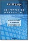 Contratos De Resseguro - Comentarios A Lei Do Resseguro - RENOVAR