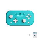 Controlador Bluetooth 8Bitdo Lite 2 com controle de movimento turquesa