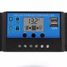 Controlador de Carga Solar 10A 12V/24V c/ Display LCD - Lorben