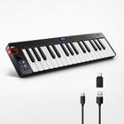 Controlador de Teclado MIDI USB Donner N-32 - 32 Teclas com Tela