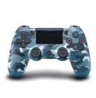 Controle Bluetooth Para Ps4 Pc Compatível Sem Fio Camuflado Azul