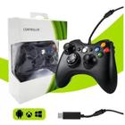 Controle Com Fio compatível Para Xbox 360 Slim / Fat E Pc Joystick Top