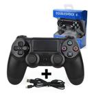 Controle Compatível Ps4 Wired Com Fio Joystick Doubleshock 4 Gamer Pc