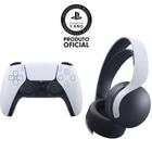 Controle Dualsense Playstation 5 + Headset Sem Fio Playstation 5