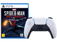 Controle Dualsense PS5 + Marvels Spider Man Miles Morales para PS5