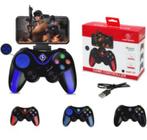 Controle Gamepad Bluetooth Celular Android E Ios Para Jogos - Kapbom PRETO E VERMELHO