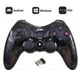 Controle Joystick Play sem fio 2 4ghz para pc video game