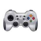 Controle Joystick Sem Fio Logitech F710 Prata E Preto Novo