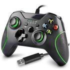 Controle Joystick Xbox One Com Fio Ou Pc Gamer Cor Preto Top