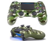 Controle Manete Gamer Ps4playstation4 Sem Fio Verde Camuflado 