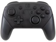 Controle Nintendo Switch Pro Controller visto de frente, mostrando botões e direcionais