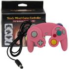 Controle Para Game Cube Nintendo Wii/U Switch Computador Rosa