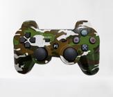 Controle Para PS3 Compatível Ps3 Sem Fio Camuflado Preto