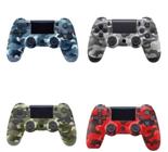 Controle Para Ps4 Sem fio Camuflado Controle Compatível Ps4 Pc Gamer Celular - Altomex