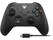 Controle para Xbox One, Xbox Series XS e PC - sem Fio Microsoft Preto