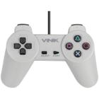 Controle Pc Usb Ps1/playstation 1 Cinza - Retrô - Vinik Play 1 Cinza